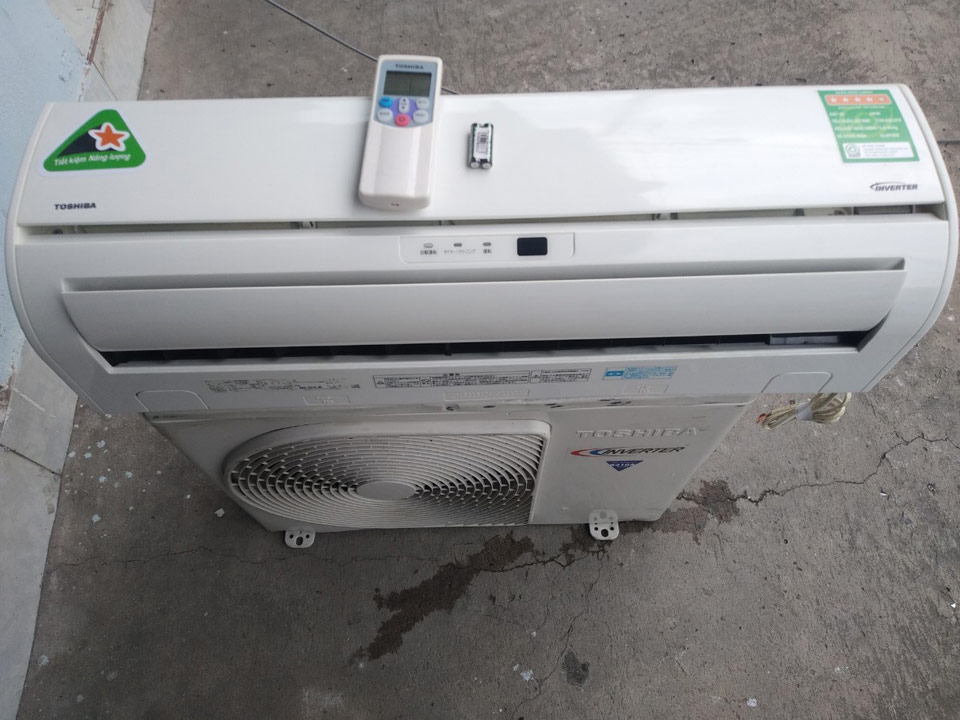 Máy lạnh Toshiba cũ Inverter nội địa Nhật 1.5 HP