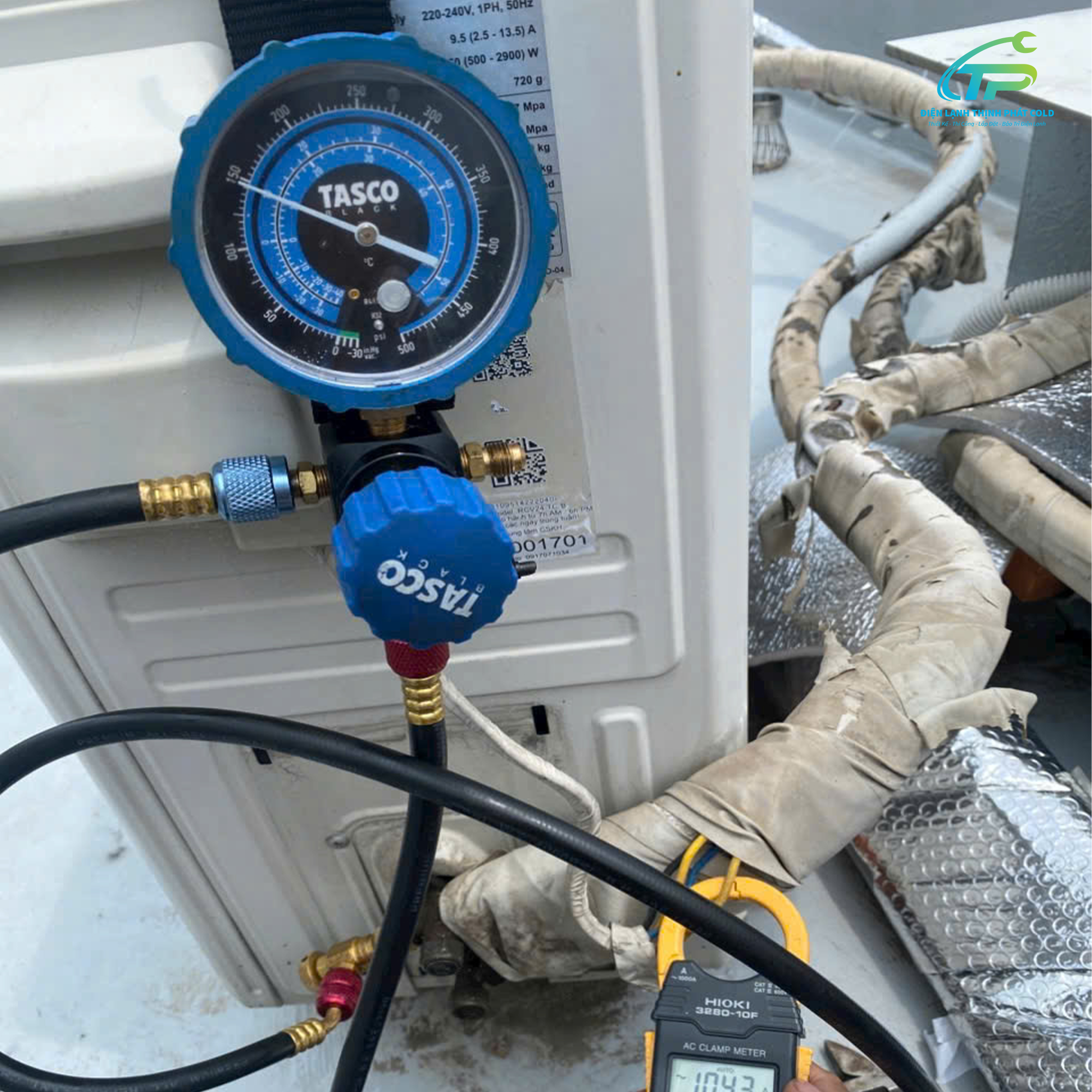 Máy lạnh bị xì gas