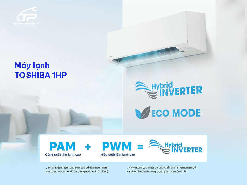 Máy lạnh Toshiba 1 hp